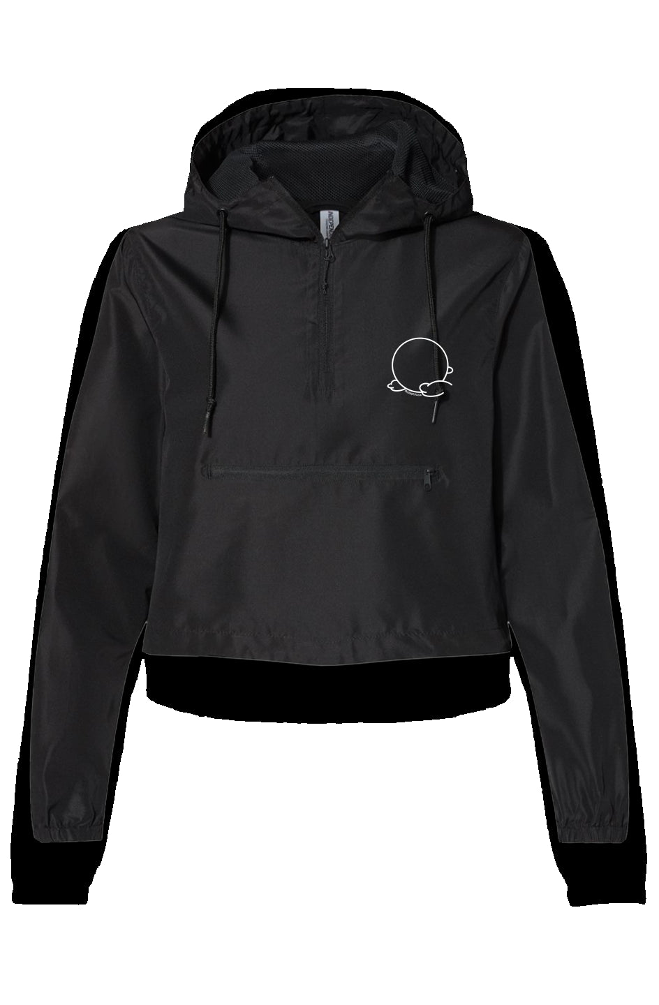 Pullover Crop Windbreaker