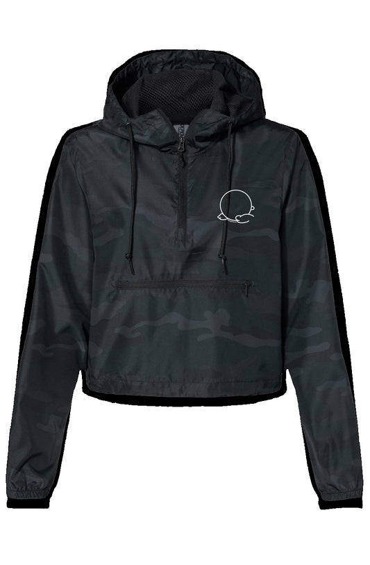 Pullover Crop Windbreaker